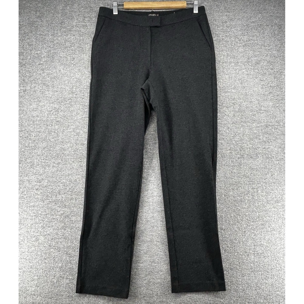 J McLaughlin Dress Pants Women Size 8 Gray Office Straight‎ Leg